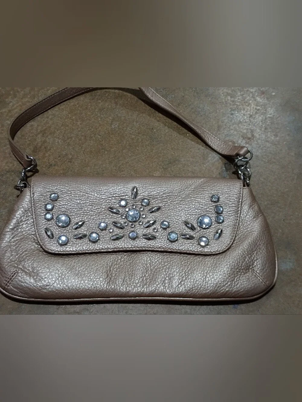 The Sak Pink Label Clutch with Jewel Accents